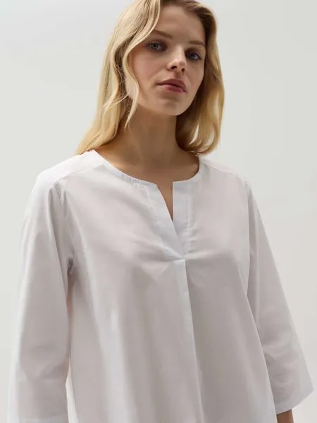 Блузка из эластичного хлопка Hybrid, цвет optical white