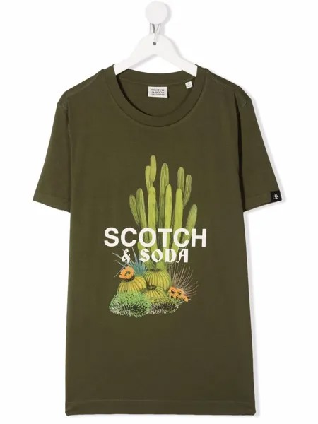 Scotch & Soda Kids футболка с графичным принтом
