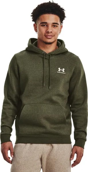 Толстовка Under Armour Hoodie UA Essential Fleece Hoodie, зеленый