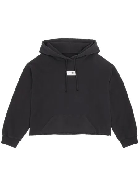 MM6 Maison Margiela худи с аппликацией Numbers, синий