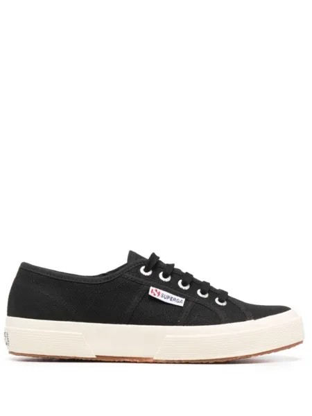 Superga кеды на шнуровке, черный