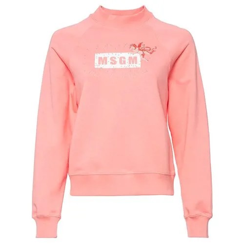 Свитшот MSGM MDM70 розовый+принт xs