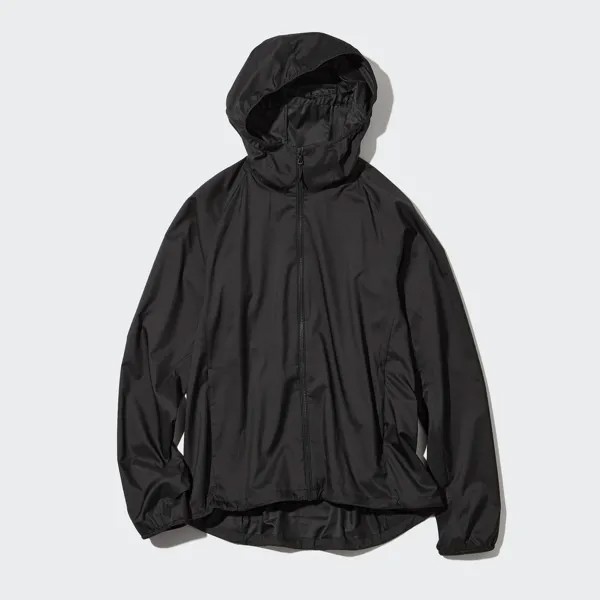 Ветровка женская UNIQLO 445003COL09 черная 2XS (доставка из-за рубежа)