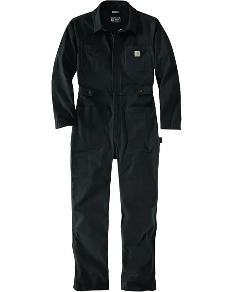 Комбинезон Carhartt Rugged Flex Relaxed Fit Canvas Coverall, черный