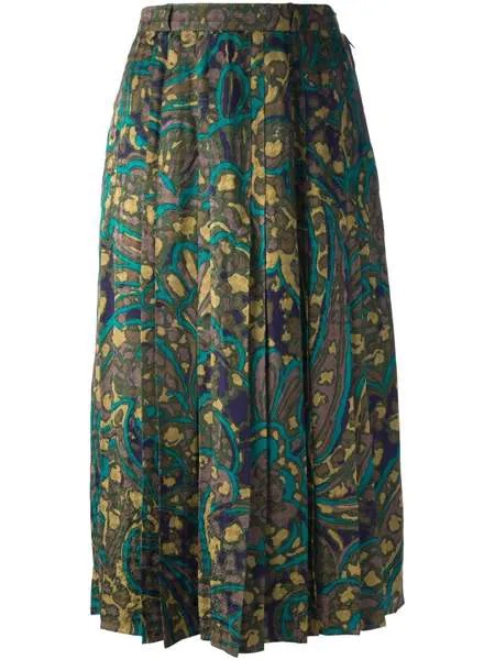 Jean Louis Scherrer Pre-Owned юбка в абстрактный цветок