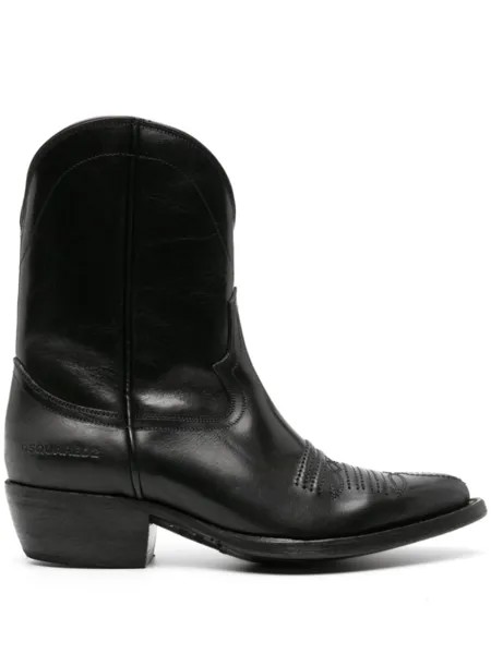 Dsquared2 ковбойские сапоги, черный