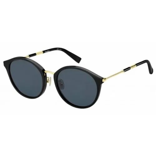 Солнцезащитные очки Max Mara, мультиколор, черный