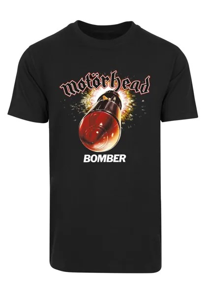 Футболка с принтом MOTÖRHEAD BOMBER Merchcode, цвет black