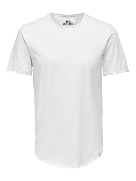 Футболка Only & Sons T-Shirt & Sons Onsbenne Life Longy 7822, белый