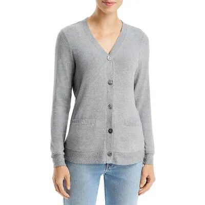 Три точки Женская рубашка с v-образным вырезом и пуговицами спереди, кардиган, свитер, рубашка BHFO 3864