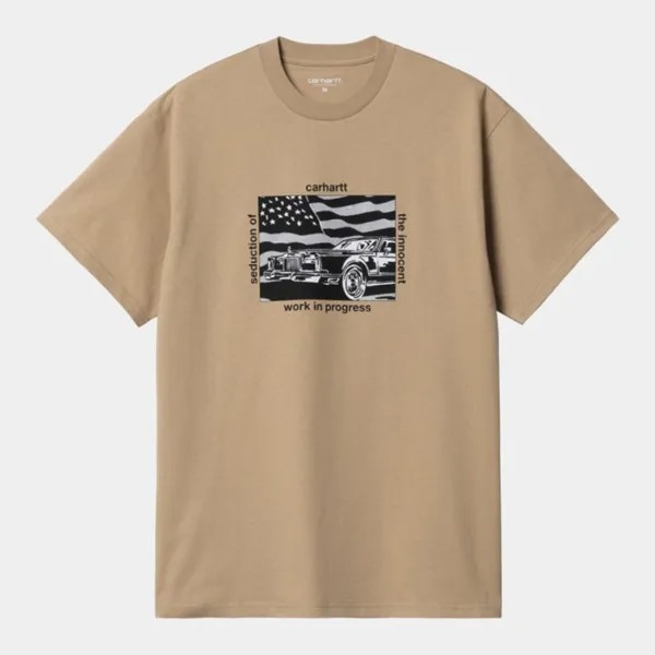 Футболка CARHARTT WIP S/S Seduction T-Shirt Dusty H Brown