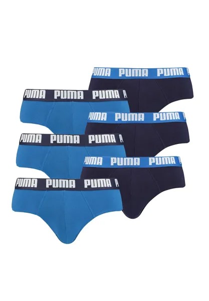 Боксеры Puma Boxershorts PUMA BASIC BRIEF 6P, цвет 420 - true blue