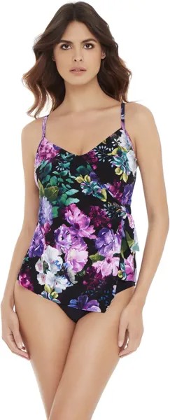 Купальный топ Magicsuit New Romantic Carma Tankini Top, цвет Black/Multi