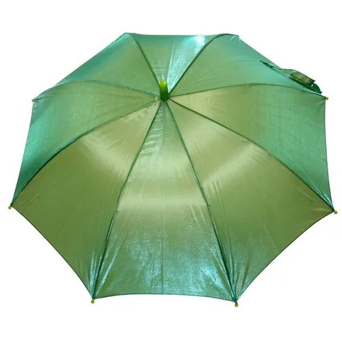 Зонт-трость полуавтомат, купол 84 см., зеленый