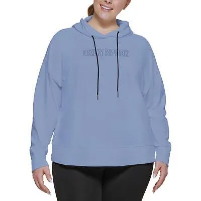 Женская толстовка DKNY Sport с капюшоном для фитнеса и тренировок Athletic Plus BHFO 0553