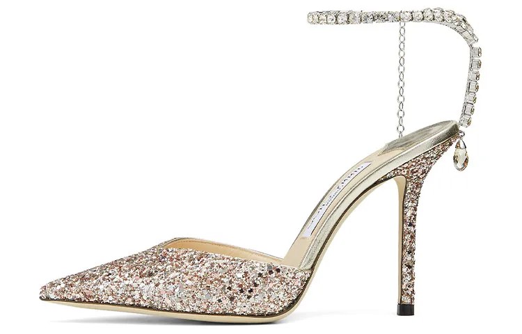 Jimmy Choo Wmns Saeda 100 Розовые туфли на высоком каблуке