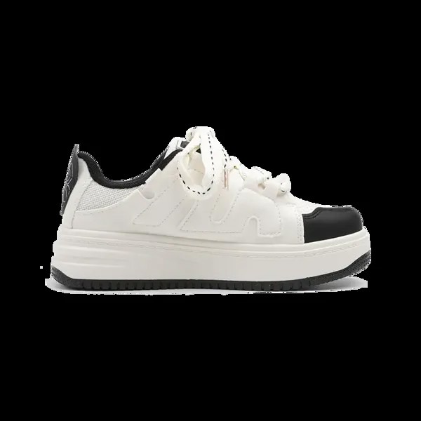 Кроссовки RENBEN Lifestyle Shoes Women's Low-top, бежевый/черный