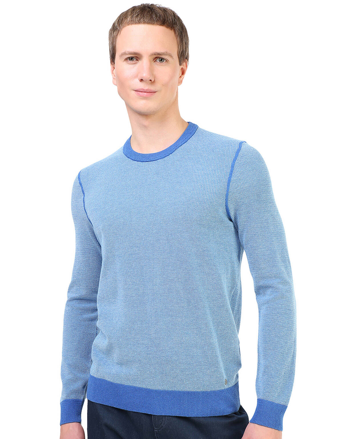 Джемпер мужской 63101519 MARVELIS голубой 2XL