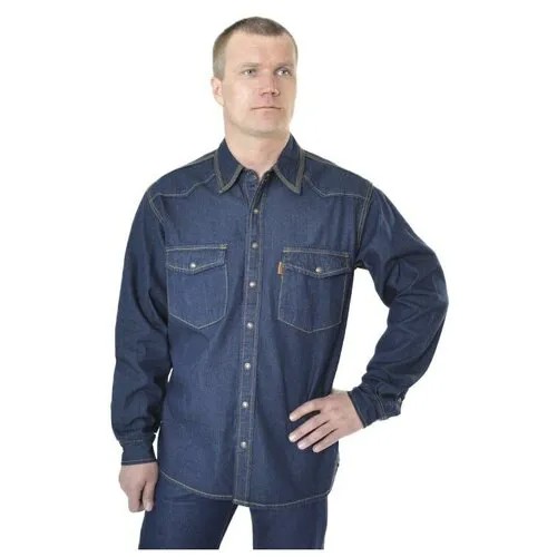 Рубашка мужская Montana 12190 RW L L Темно-Синий
