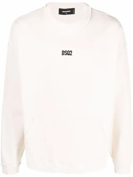 Dsquared2 толстовка с логотипом, нейтральный цвет