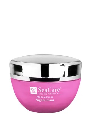 Омолаживающий ночной крем для лица с витаминами А, Е, Коэнзимом Q10 и минералами Мертвого моря, 50 м, SeaCare SeaCare