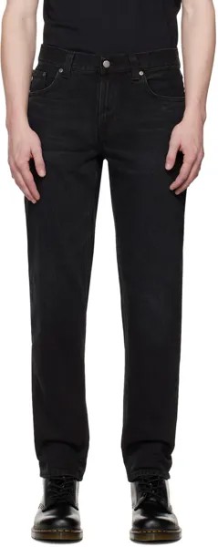 Черные джинсы 'Gritty Jackson' Nudie Jeans