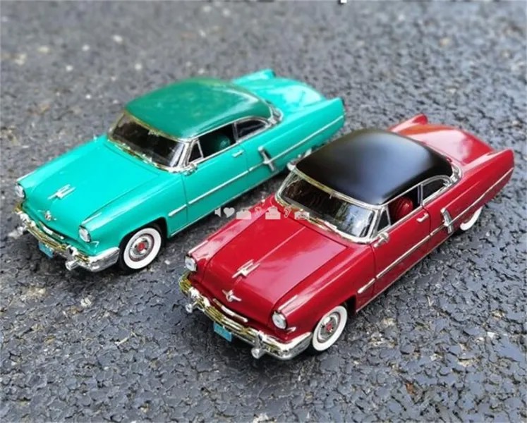 Дорожная Подпись 1/18 для Lincoln Капри 1952, модель литая автомобиля, детские игрушки для мальчиков и девочек, подарки, коллекционные украшения с з...