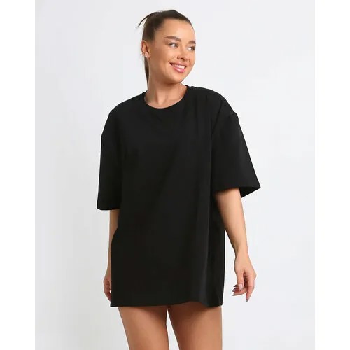Футболка BIO-TEXTILES, размер 46, чёрный