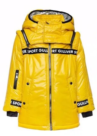 Куртка Gulliver 219FBC4104 размер 164, желтый