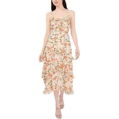 Женское вечернее платье макси с цветочным принтом MSK MSK BHFO 4227
