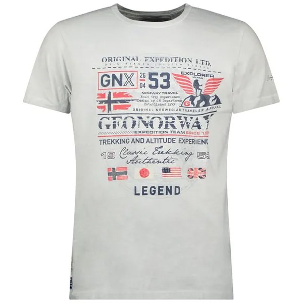 Футболка с коротким рукавом sw1562hgno мужчина Geographical Norway, серый