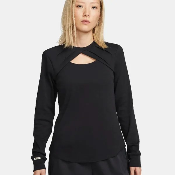 Лонгслив-топ Nike Sportswear Women's Cutout, черный