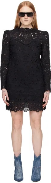 Черное мини-платье Daphne Isabel Marant