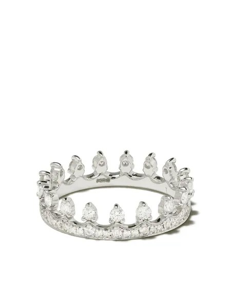 Annoushka кольцо Crown из белого золота с бриллиантами