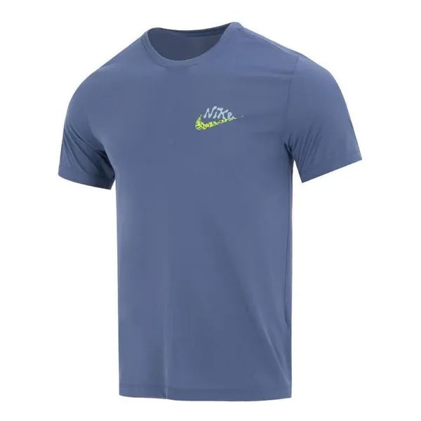 Футболка Nike Dri-FIT Fitness T-Shirt 'Blue', синий