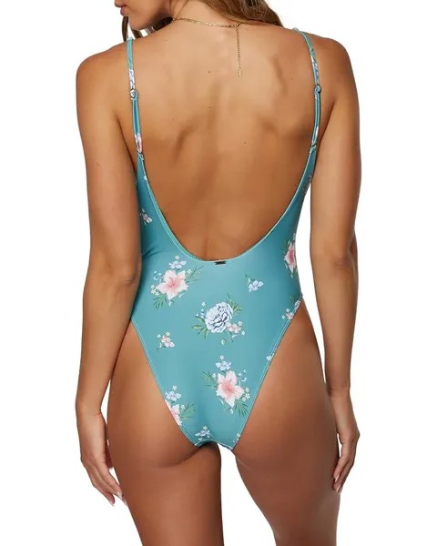 Купальник O'Neill Chan Floral Mykonos One-Piece, цвет Teal