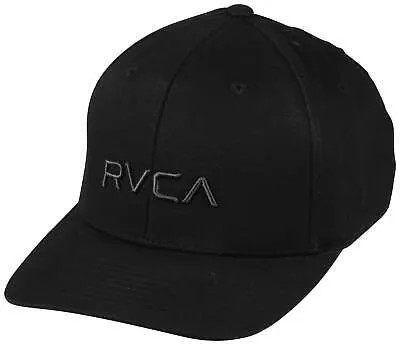 Шапка RVCA Flexfit — черная — новинка