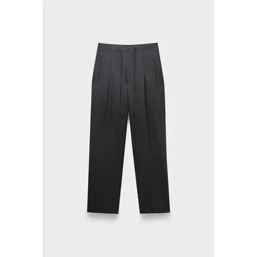 Брюки FRENKEN waist washed trouser, размер 44, серый
