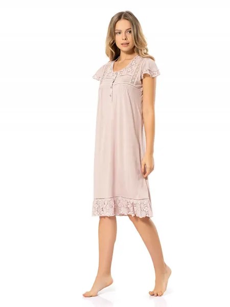 Ночная сорочка женская Turen 3284 розовая M