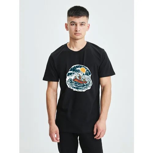 Футболка Taiga, размер XXL, черный