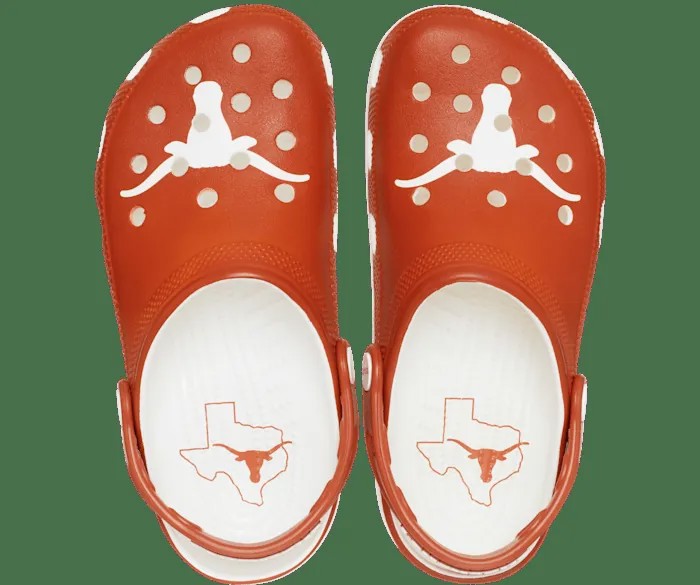 Классические сабо University of Texas Crocs женские, цвет White