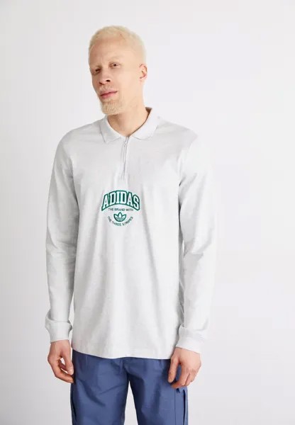 Рубашка-поло adidas Originals, цвет light grey heather