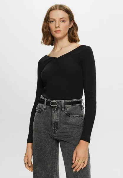 Рубашка с длинным рукавом Esprit, цвет black
