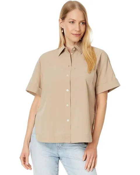 Рубашка Madewell Oversized Boxy Button-Up, цвет Dark Oat