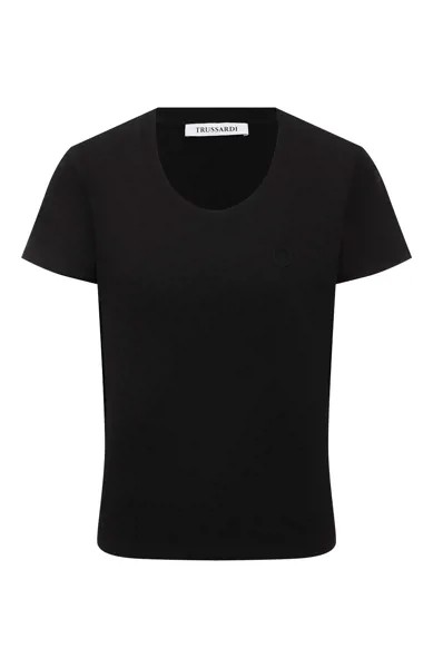 Хлопковая футболка Trussardi
