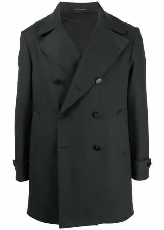 Tagliatore двубортное пальто из смесовой шерсти