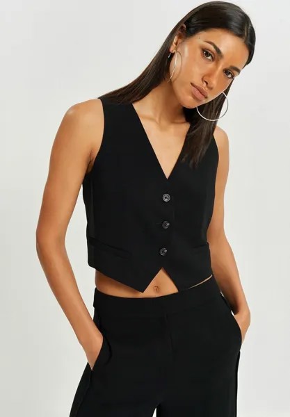 Жилет TAILORED CREPE Next, черный