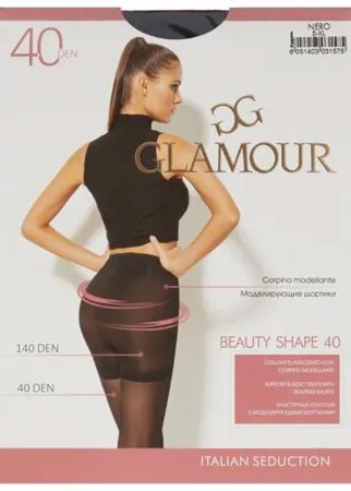 Колготки Glamour Beauty Shape 40 den, размер 5-XL, nero (черный)