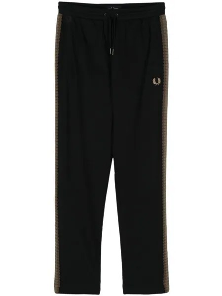 Спортивные брюки прямого кроя Fred Perry, черный