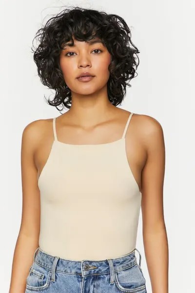 Боди Contour с высоким вырезом Forever 21